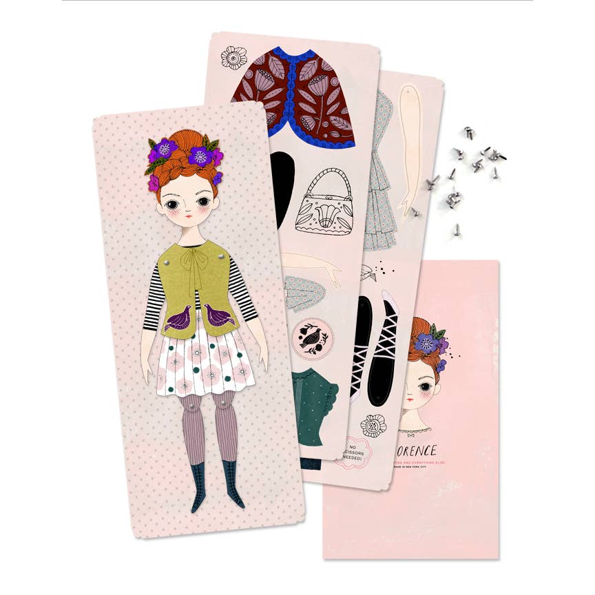 Of Unusual Kind Florence Paper Doll Kit