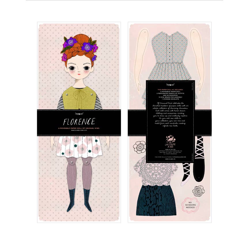 Of Unusual Kind Florence Paper Doll Kit