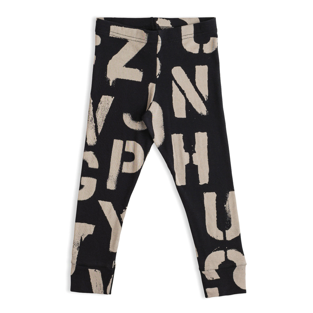 NUNUNU Black Abc Leggings