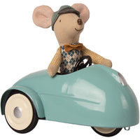 Maileg Mouse Car With Garage - Blue