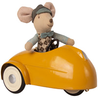 Maileg Mouse Car With Garage - Yellow