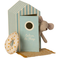 Maileg Beach mice, Little brother in Cabin de Plage