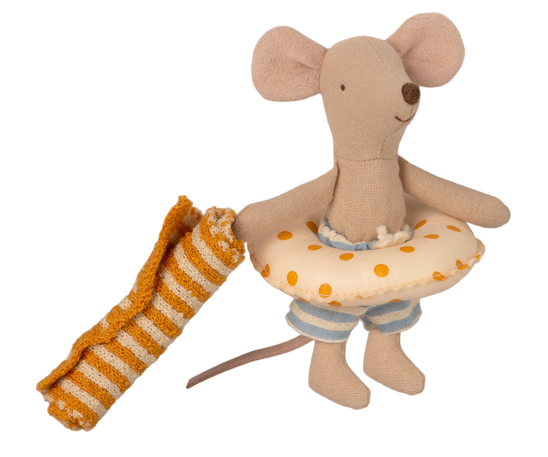 Maileg Beach mice, Little brother in Cabin de Plage