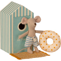 Maileg Beach mice, Little brother in Cabin de Plage