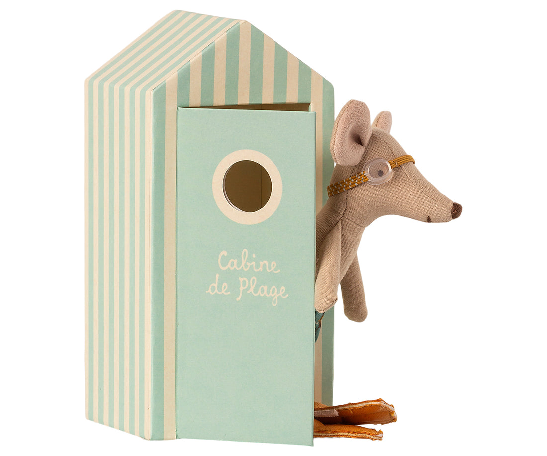 Maileg Beach mice, Big brother in Cabin de Plage