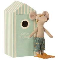 Maileg Beach mice, Big brother in Cabin de Plage
