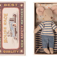 Maileg Big Brother Mouse In Matchbox