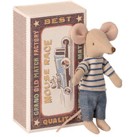 Maileg Big Brother Mouse In Matchbox
