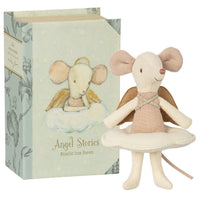 Maileg Angel Stories, Big Sister Mouse In Book