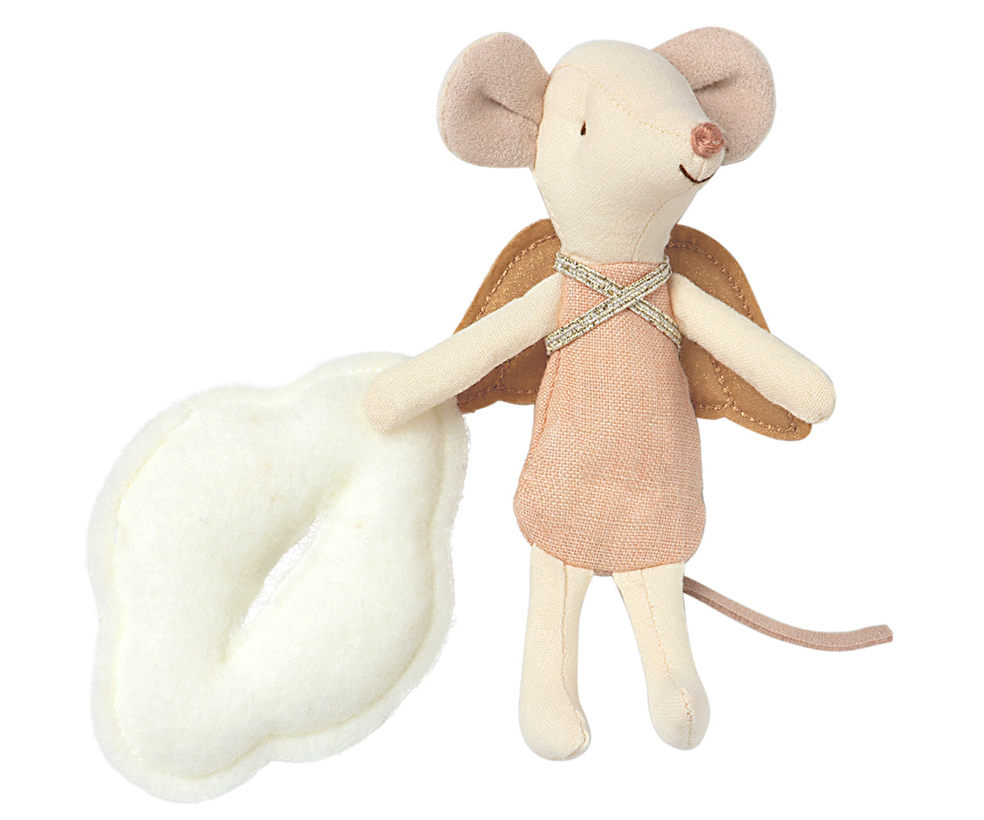 Maileg Angel Stories, Big Sister Mouse In Book