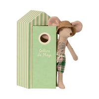 Maileg Beach mice, Dad in Cabin de Plage