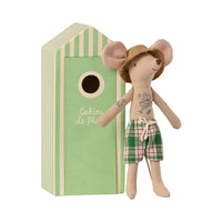 Maileg Beach mice, Dad in Cabin de Plage