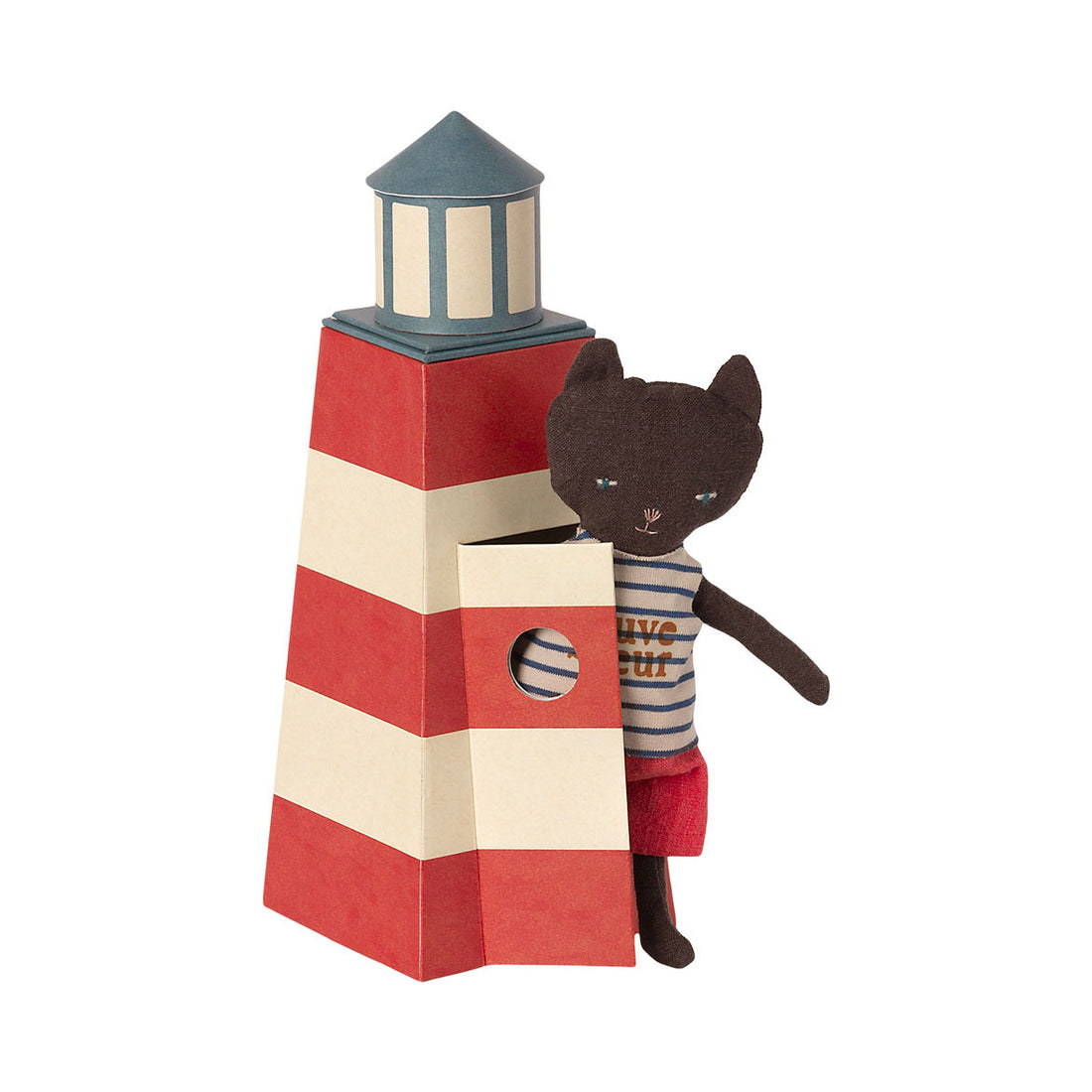 Maileg Sauveteur, Tower with cat