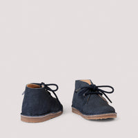 Petit Nord Navy Suede Desert Boot with Lace