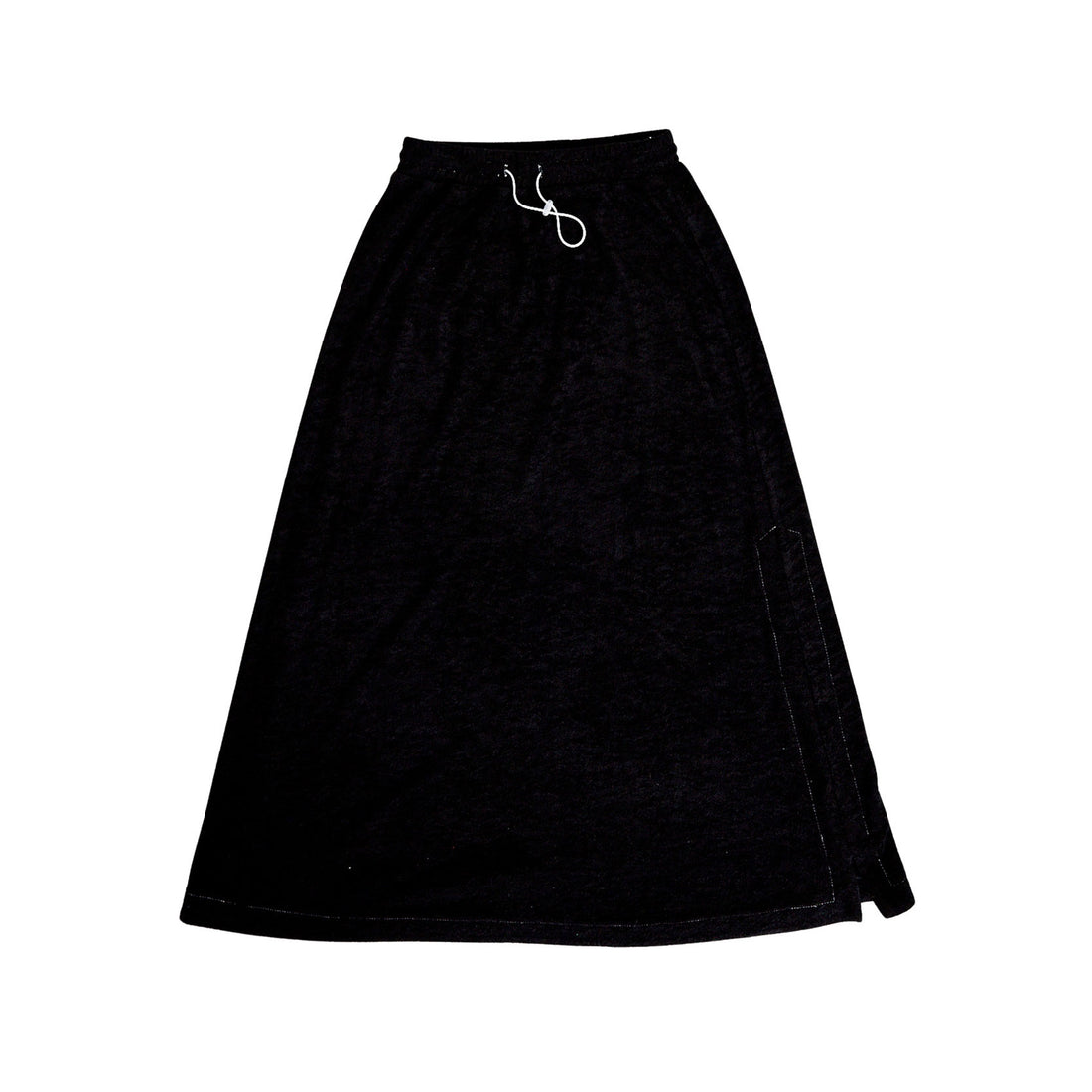 Hey Kid Black Terry Skirt