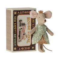 Maileg Princess Mouse, Little Sister In Matchbox