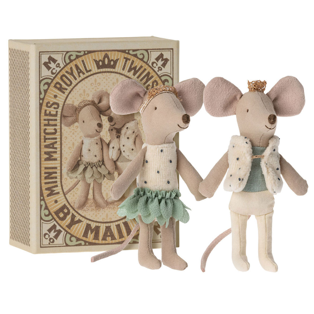 Maileg Royal Twins, Little sister and brother in box