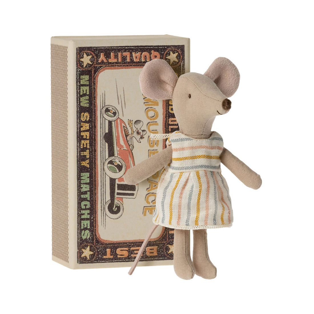 Maileg Big sister mouse in matchbox