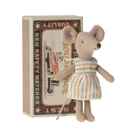 Maileg Big sister mouse in matchbox