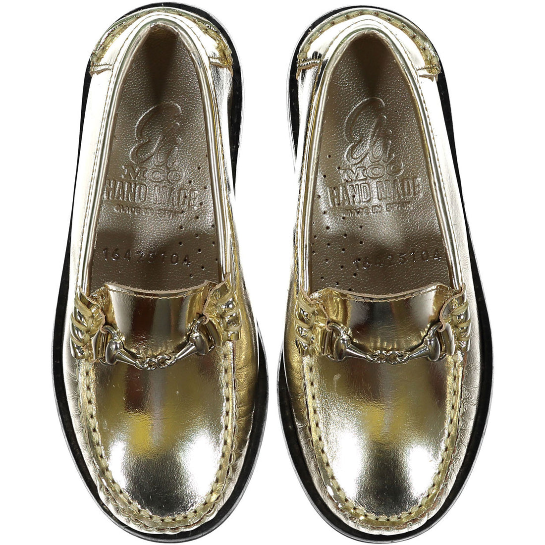 Papanatas Gold Leather Loafer - Ladida