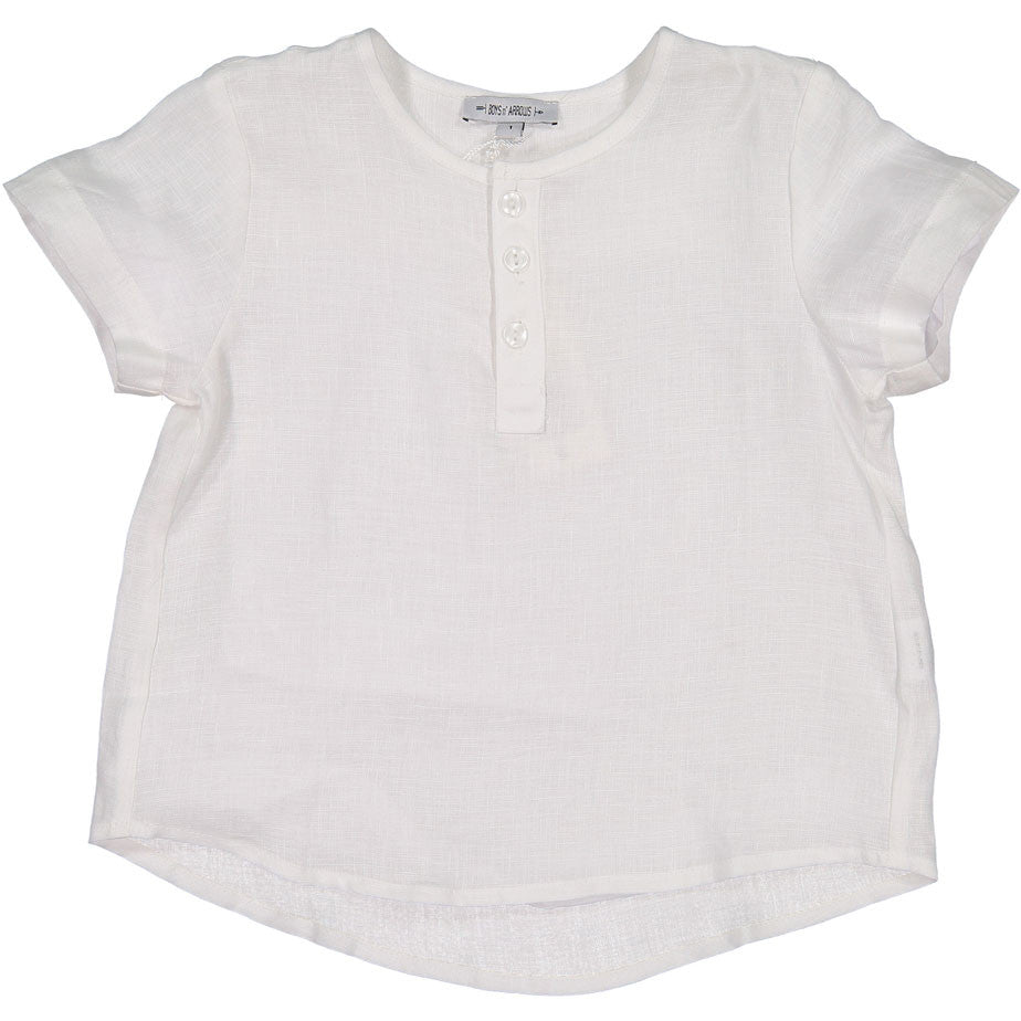 Boys & Arrows White Linen Tunic - Ladida