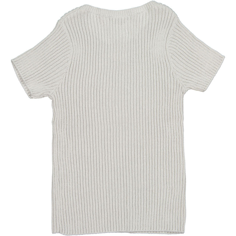 Bonpoint Grey Ribbed YAM Sweater - Ladida