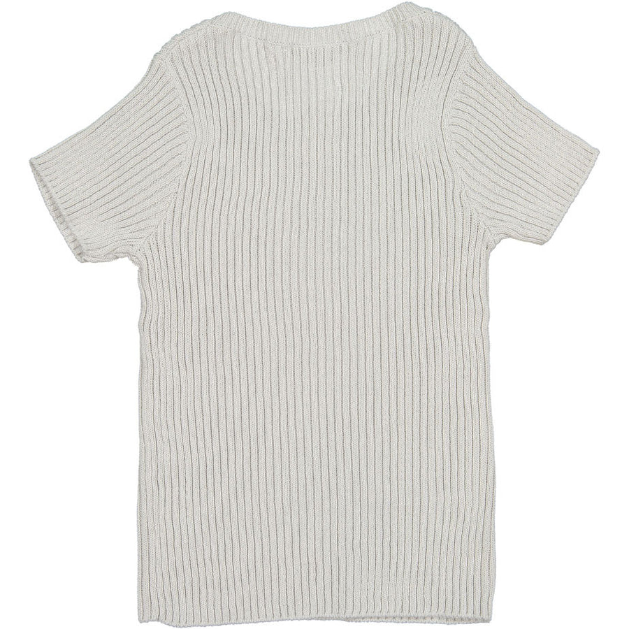 Bonpoint Grey Ribbed YAM Sweater - Ladida