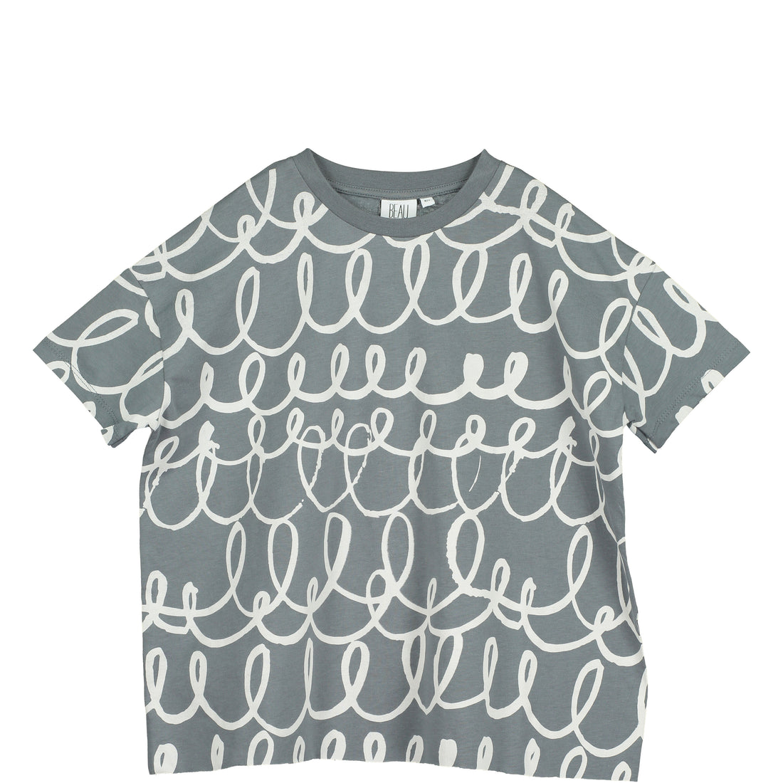 Beau Loves Charcoal Loop Oversized Tee