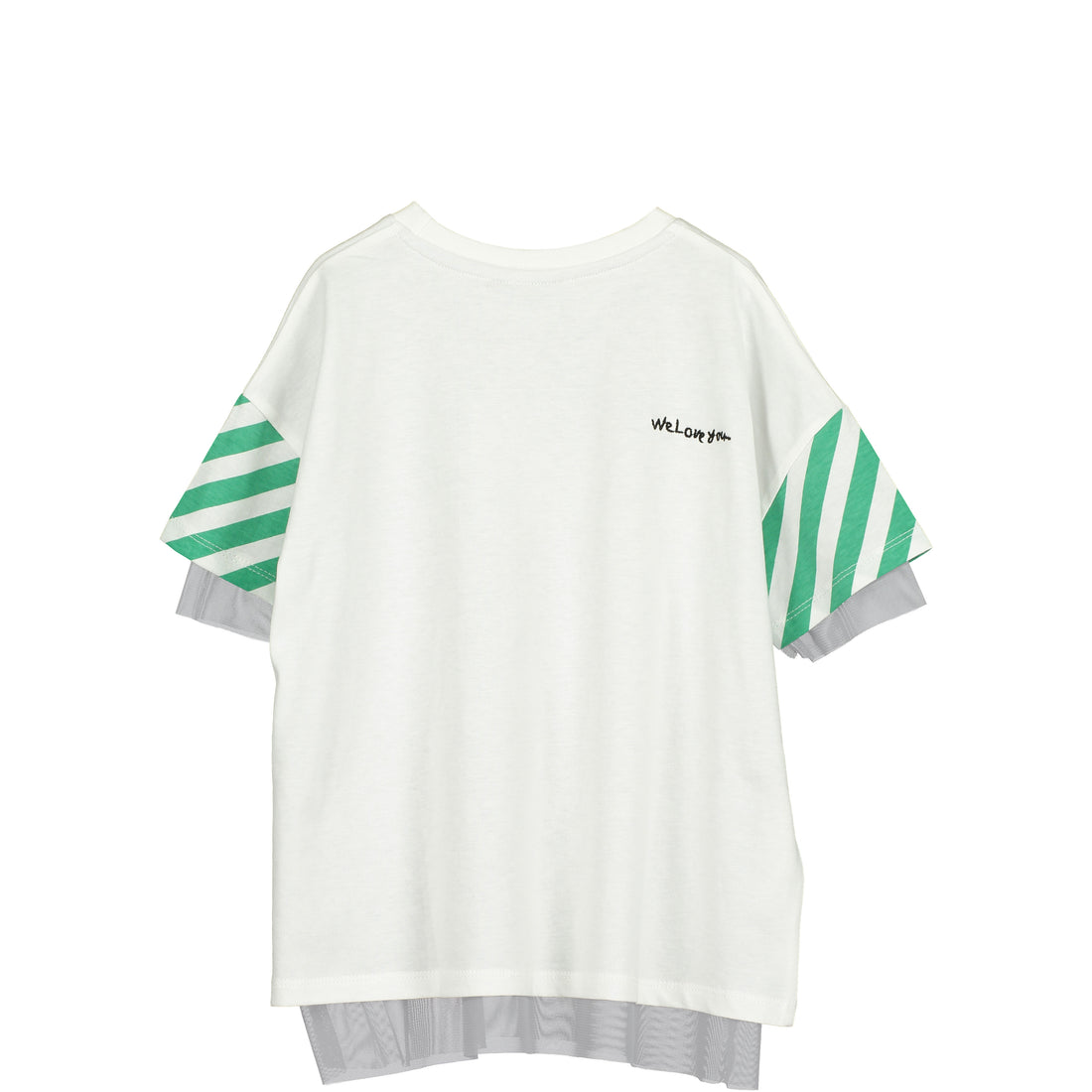 Beau Loves Green Stripe Book Oversized Top