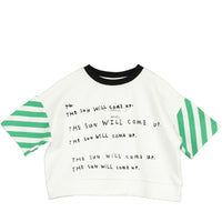 Beau Loves Vanilla Cropped Sun Sweater