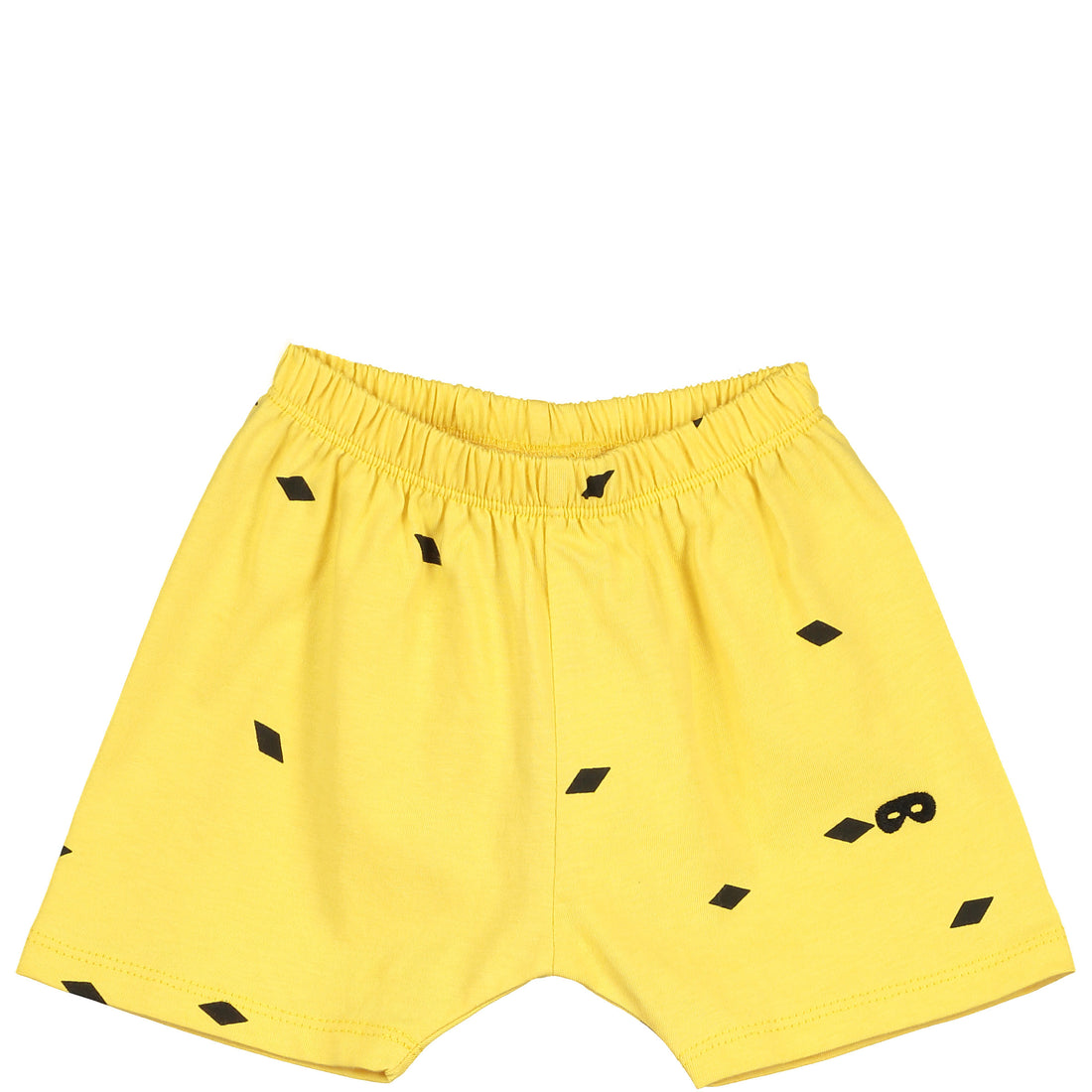 Beau Loves Yellow Small Diamonds Baby Shorts