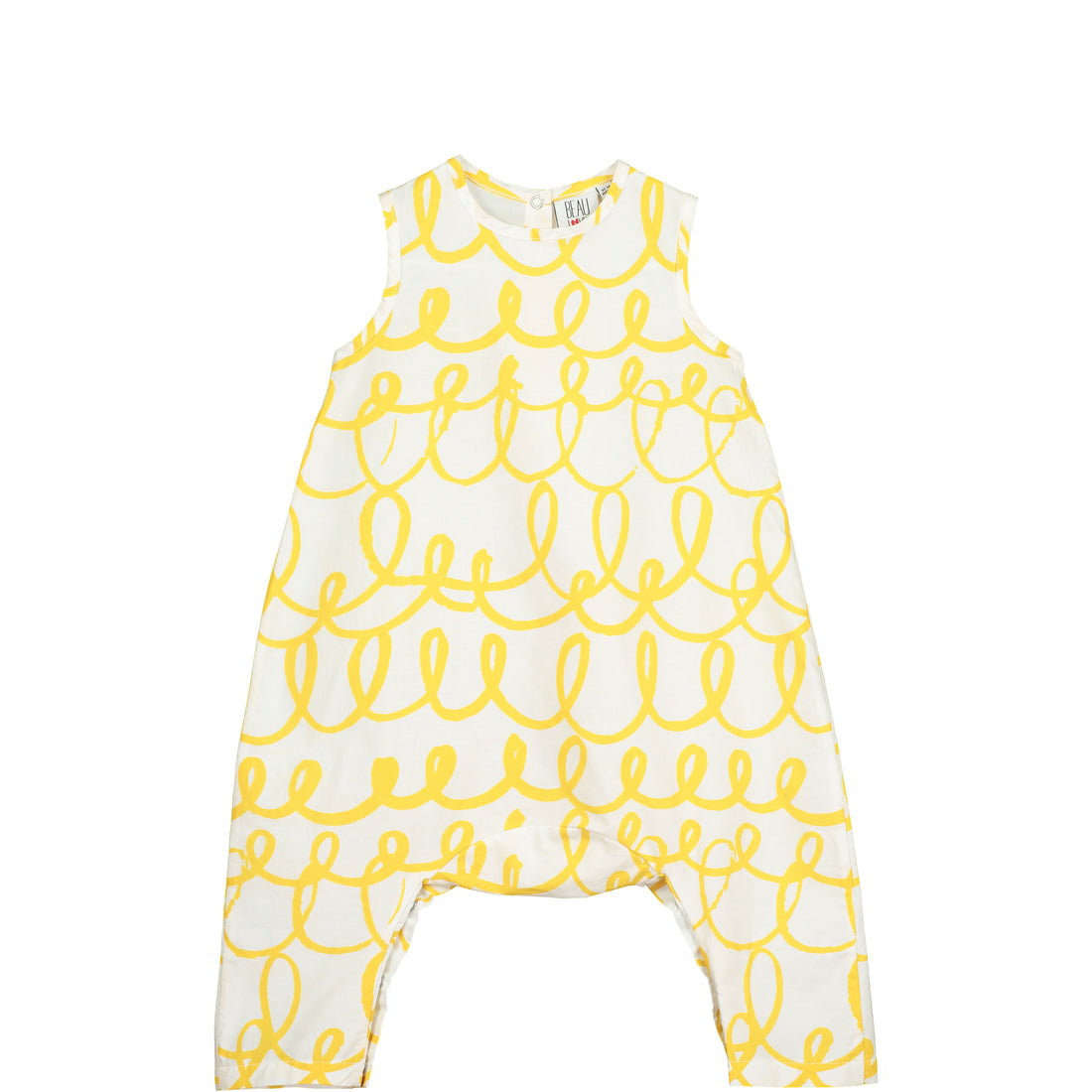 Beau Loves Vanilla Loop Oversized Baby Romper
