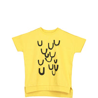 Beau Loves Yellow Square Upside Down Sweater