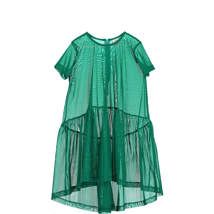 Beau Loves Green Net Oversized Dress