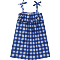 Hello Simone Vichy Blue Eurydice Dress