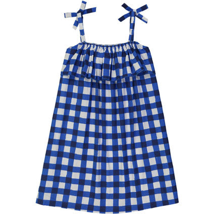 Hello Simone Vichy Blue Eurydice Dress