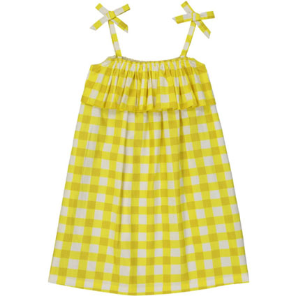 Hello Simone Vichy Yellow Eurydice Dress