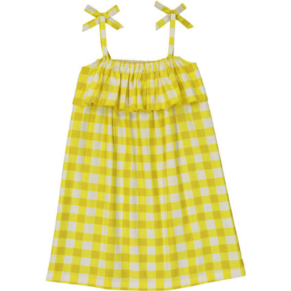 Hello Simone Vichy Yellow Eurydice Dress