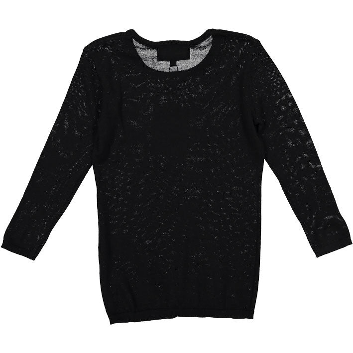 Little Remix Black Merino Slim Sweater - Ladida
