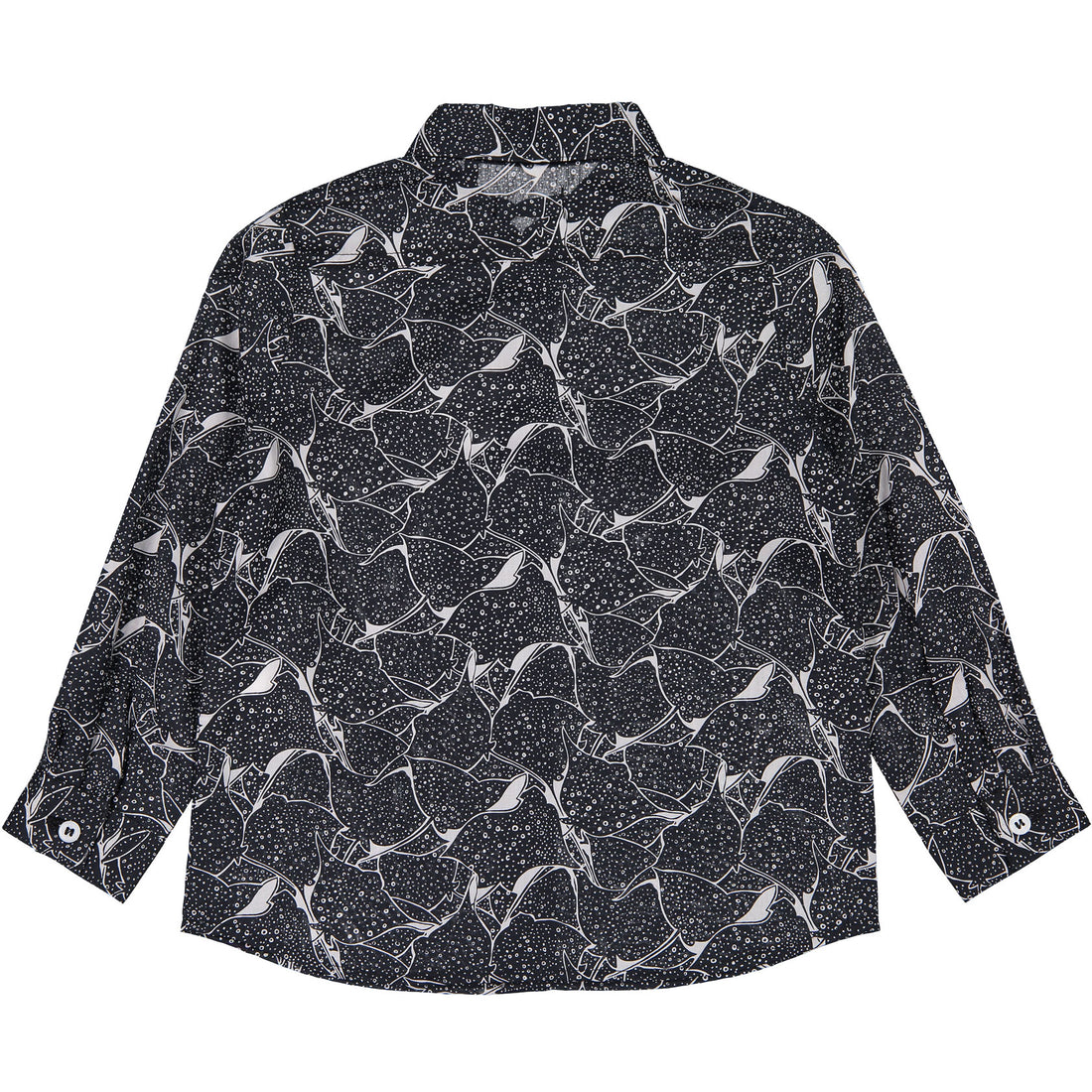 IKKS Black Printed Shirt - Ladida