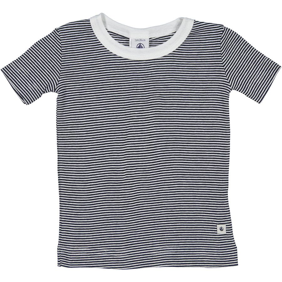 Petit Bateau Navy Striped Short PJs