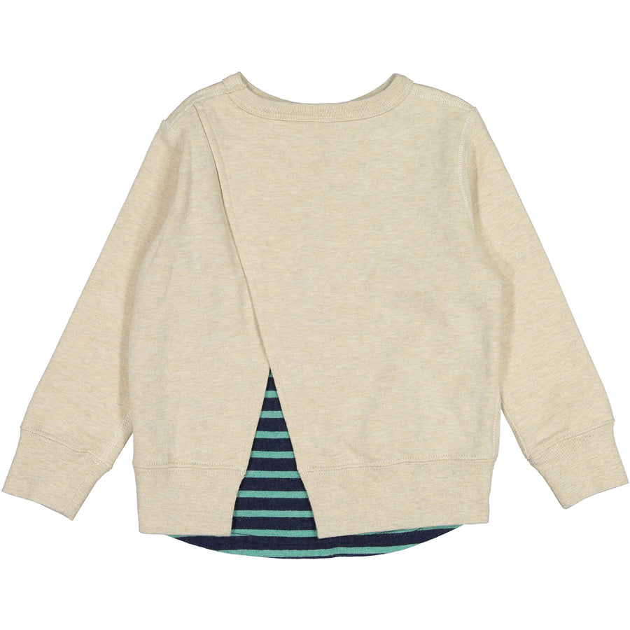 DENIM DUNGAREE Oatmeal Believe Sweatshirt