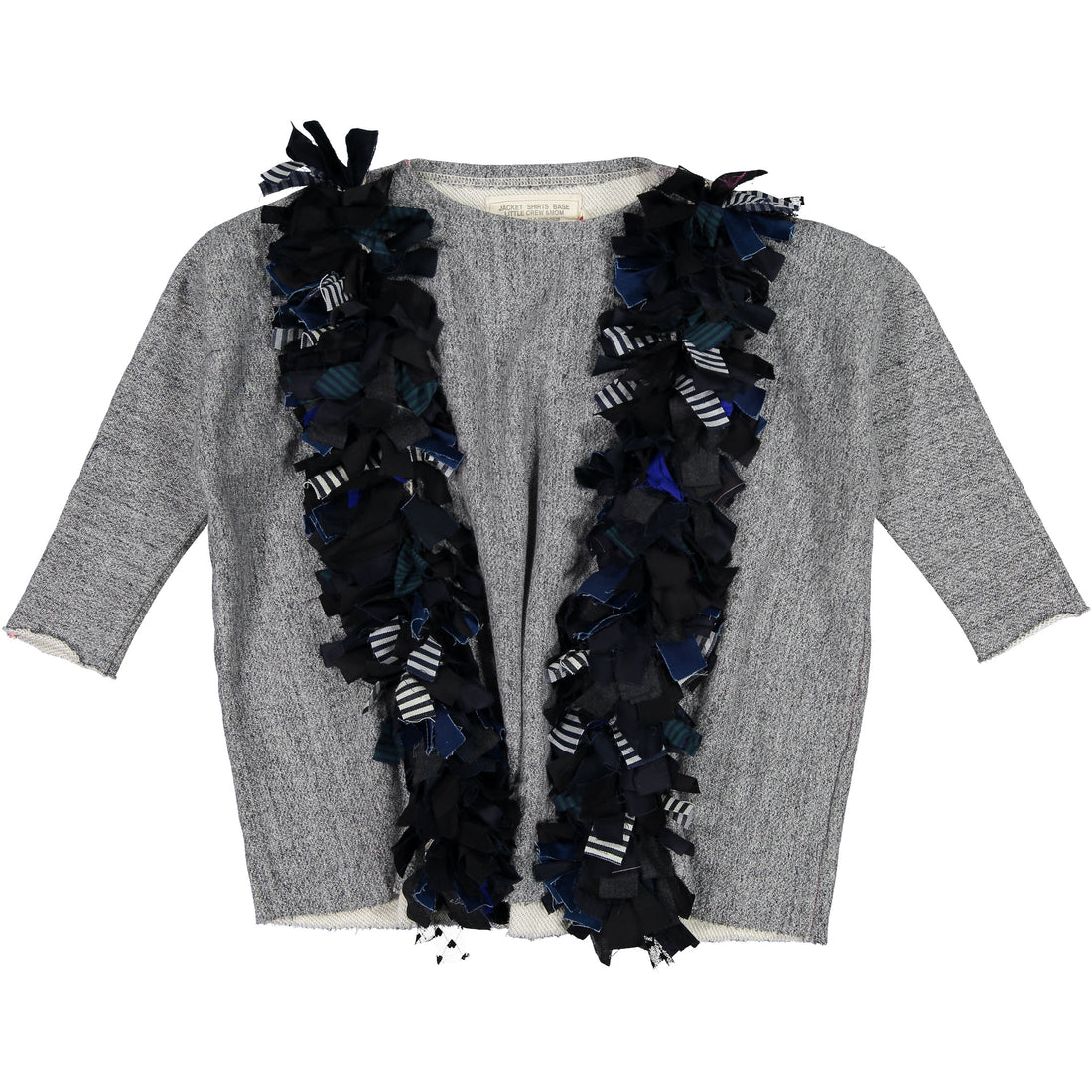 Go To Hollywood Grey Confetti Striped Sweatshirt