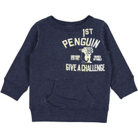 DENIM DUNGAREE Dark Denim Penguin Sweatshirt