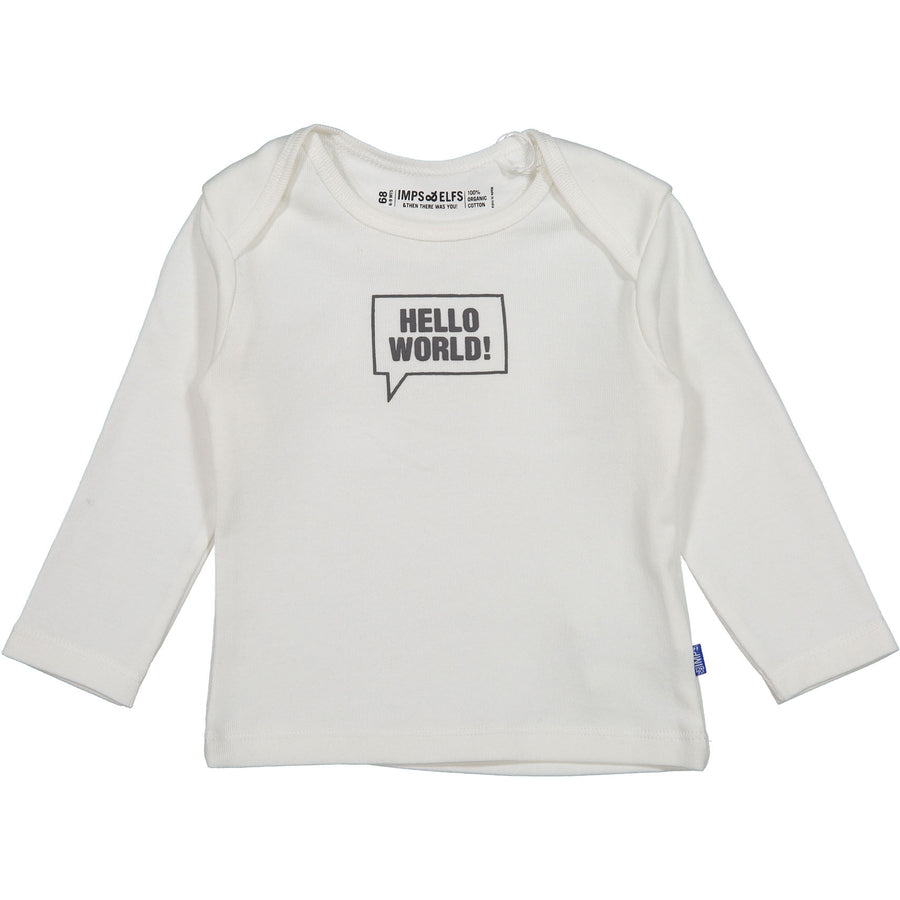 Imps & Elfs White Hello World Legging Set