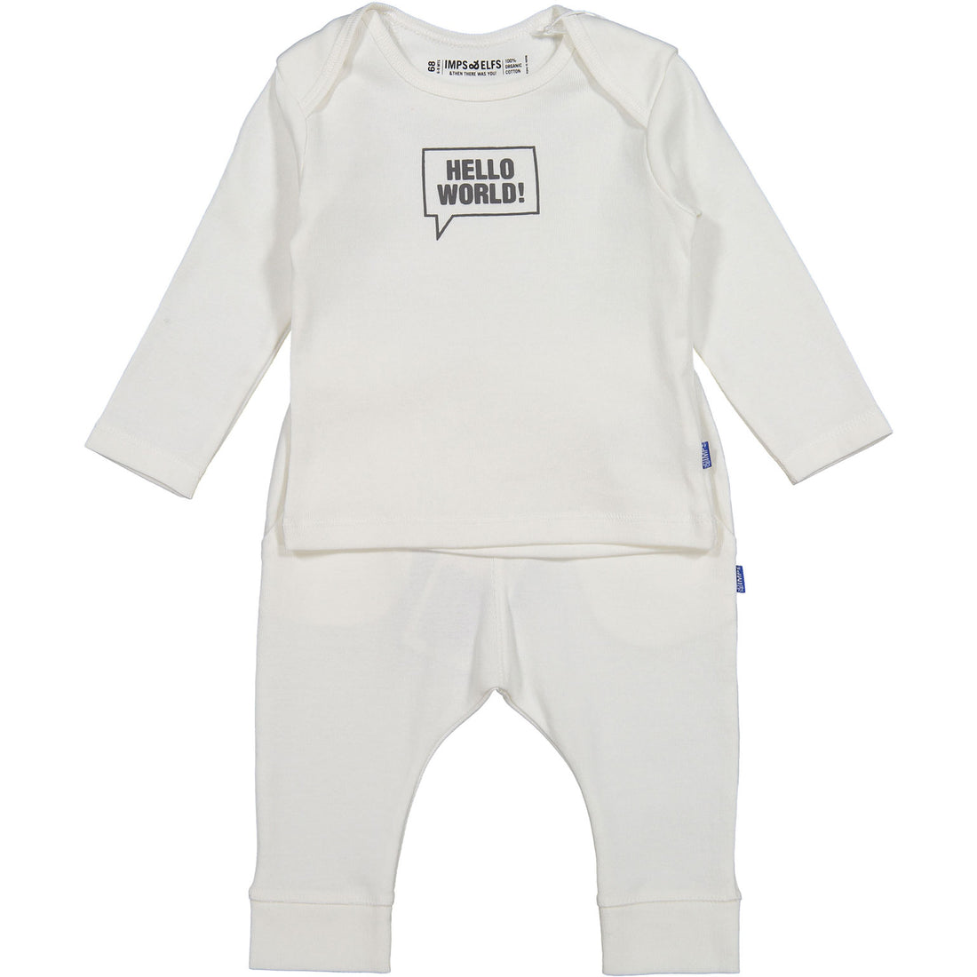 Imps & Elfs White Hello World Legging Set