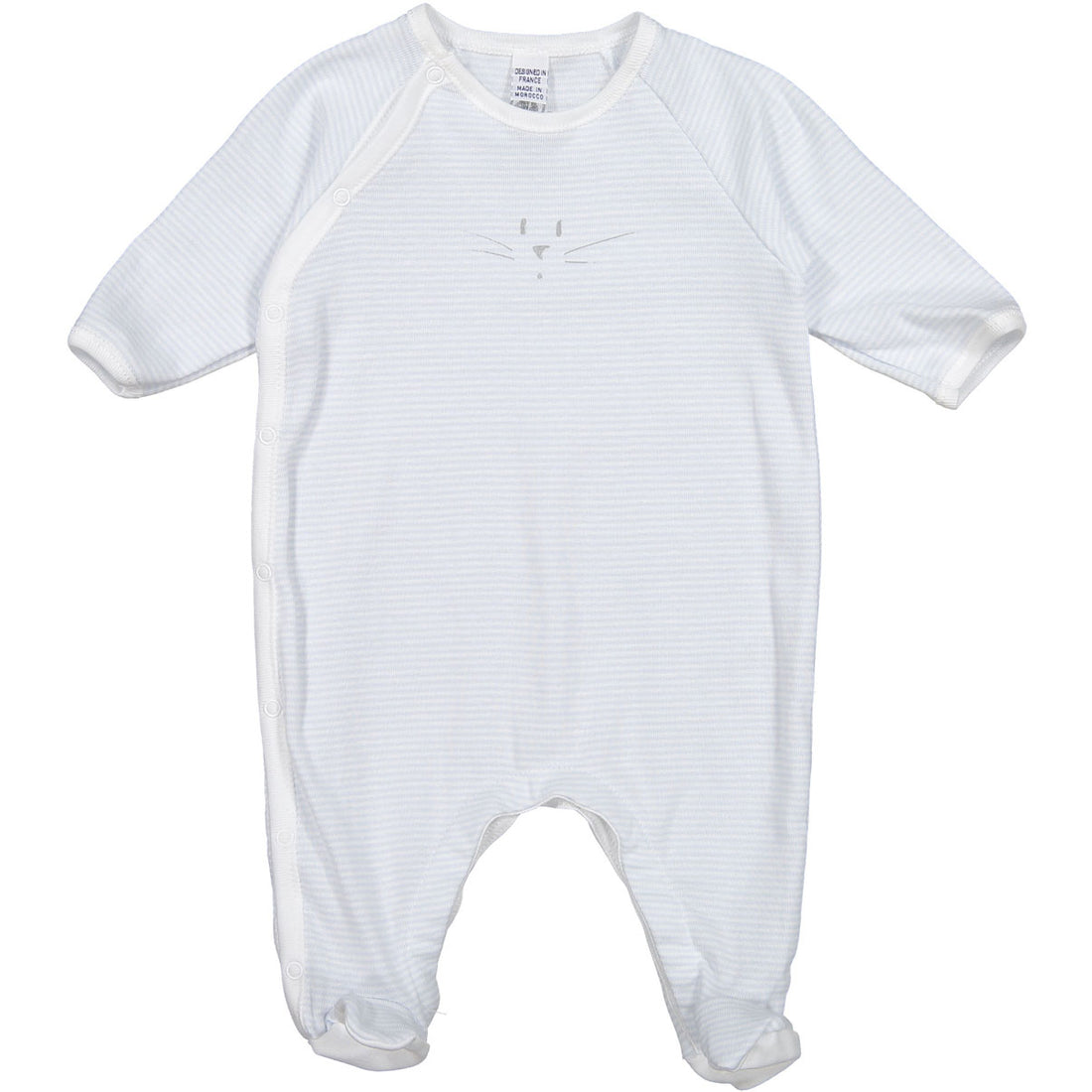 Petit Bateau Blue Striped Baby Set