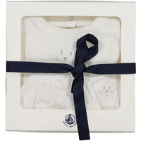 Petit Bateau White Baby Set