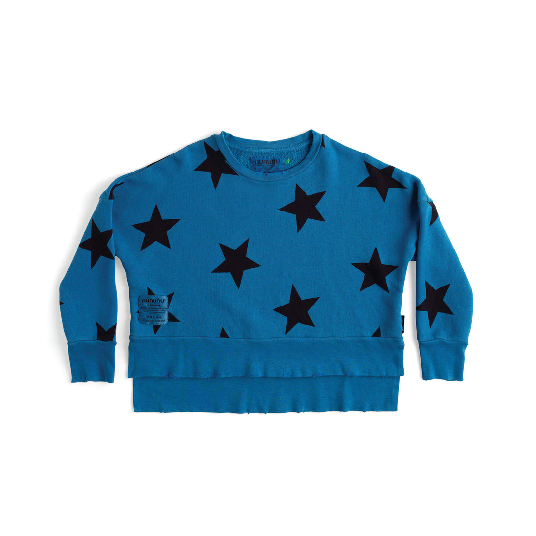 NUNUNU Blue Star Box Sweatshirt