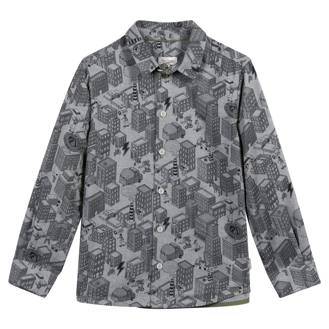 Paul Smith Junior Marl Grey City Shirt - Ladida